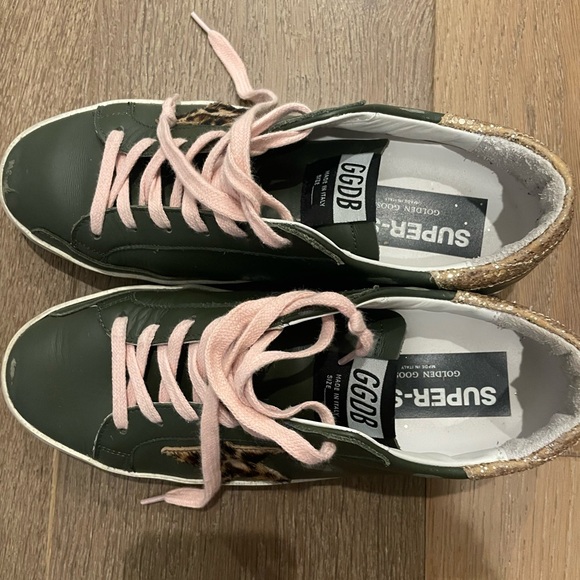 Golden goose size 39 dark green sneakers - Picture 6 of 6